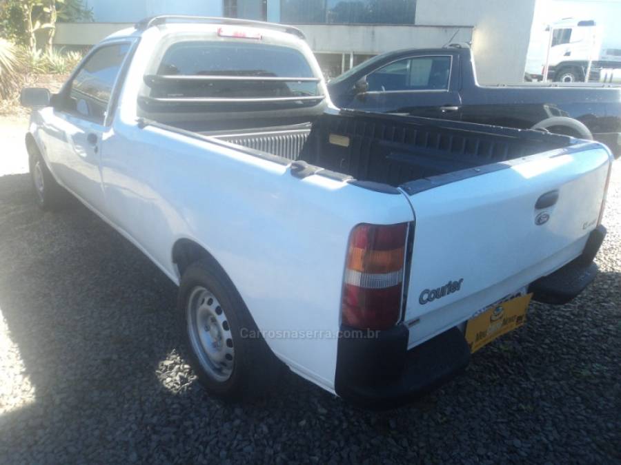 FORD - COURIER - 2009/2010 - Branca - Sob Consulta